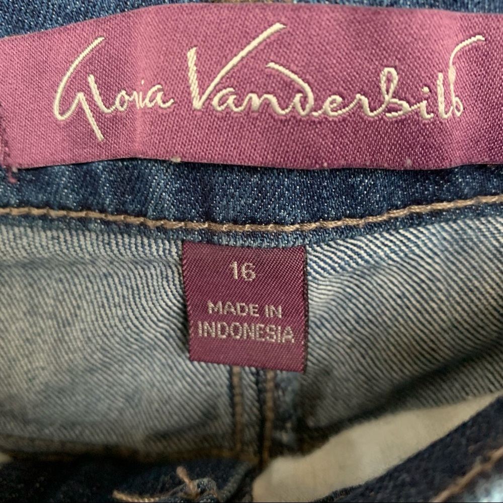 Gloria Vanderbilt stretch jeans size 16 short - Picture 5 of 8